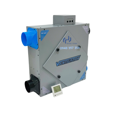 Máy cấp khí tươi 2 chiều hồi nhiệt 350m3/h KV350P-D