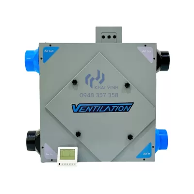 Máy cấp khí tươi 2 chiều hồi nhiệt 250m3/h KV250P-D