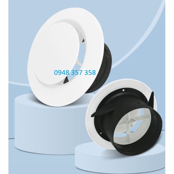 Cửa gió tròn âm trần nhựa ABS - D75 - D100 - D125 - D150 - D200 Cửa gió tròn âm trần nhựa ABS - D75 - D100 - D125 - D150 - D200